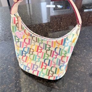 Dooney & Bourke Vintage Rainbow Bucket Bag